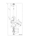 Amana NTW5245TQ0 brake and drive tube parts diagram