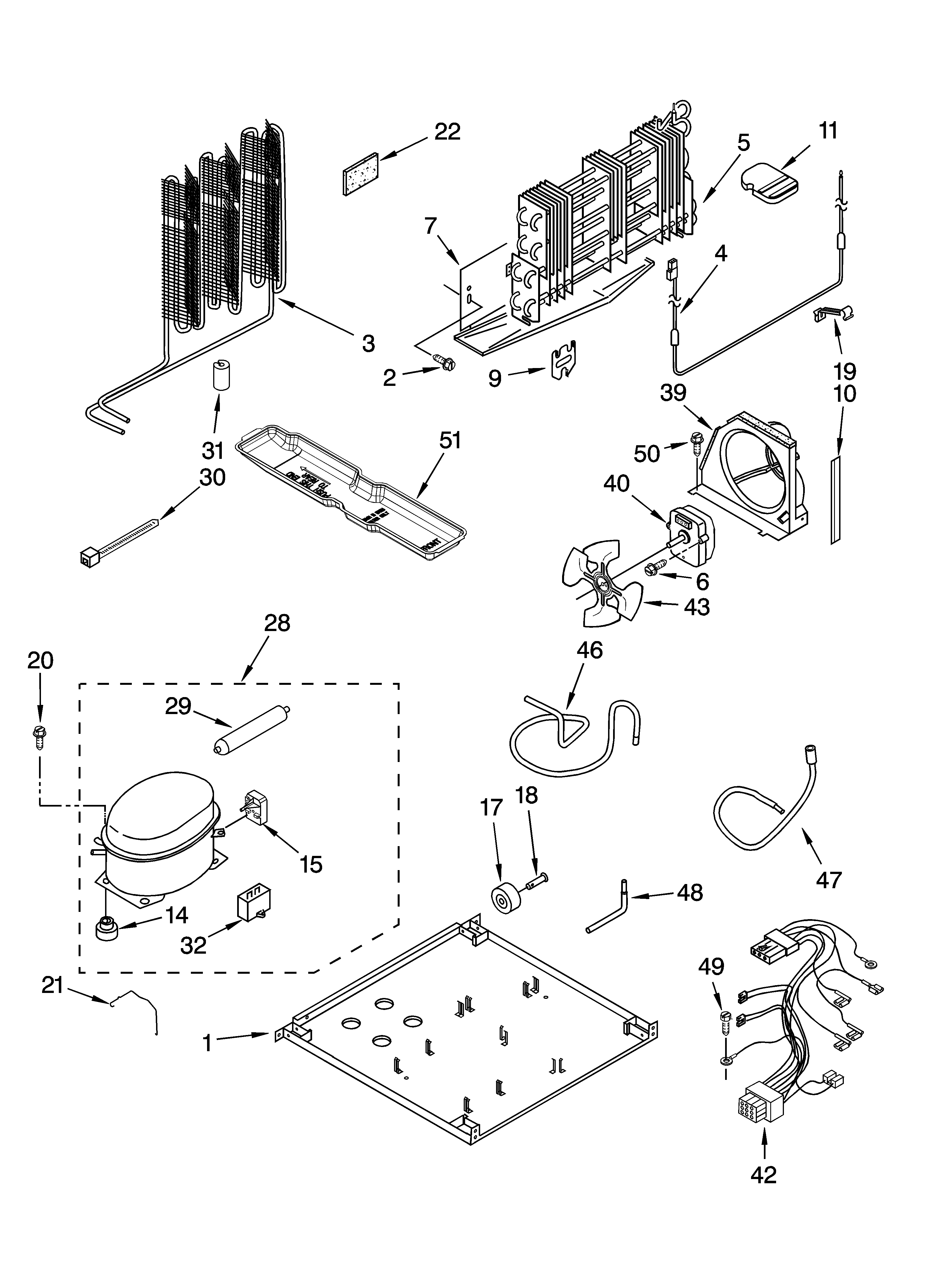 Whirlpool 5VET0WPKLQ05 unit parts diagram