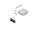 KitchenAid KUDK03CTSS1 lower rack parts, optional parts (not included) diagram
