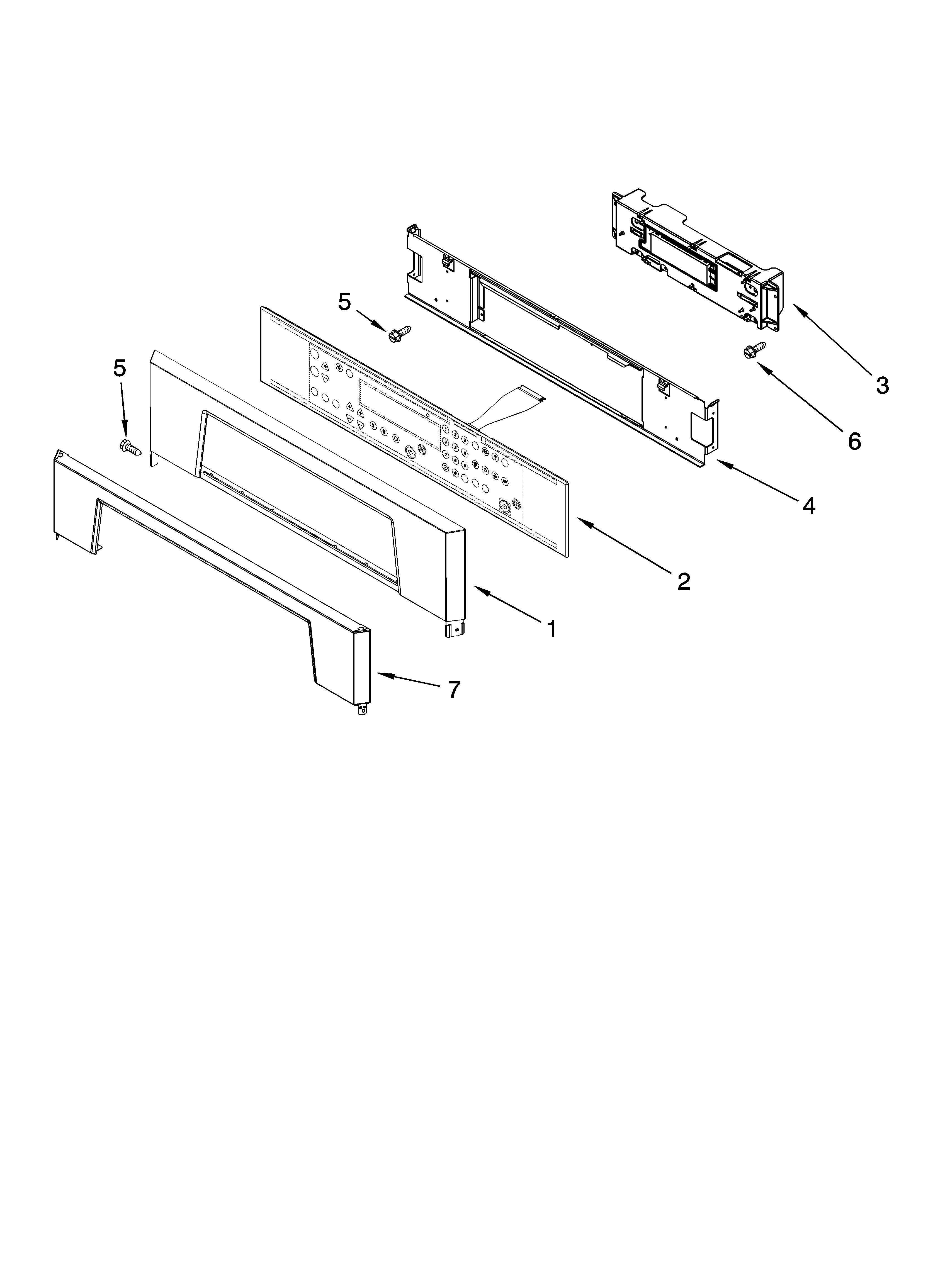 Whirlpool GBS277PRS02 control panel parts diagram