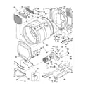 Whirlpool YWED9200SQ0 bulkhead parts diagram