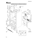 Amana AFI2538AEW12 cabinet parts diagram
