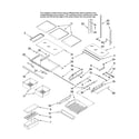 Amana AFI2538AEW12 shelf parts diagram