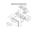 Amana AFI2538AEW12 freezer door parts diagram