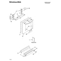 KitchenAid KUDU03FTBL1 door and panel parts diagram