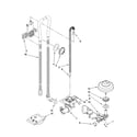 KitchenAid KUDU03FTBL1 fill and overfill parts diagram