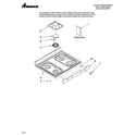 Amana AGR5725RDW12 cooktop parts diagram