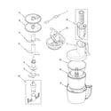 KitchenAid 4KFPW760OB2 attachment parts diagram