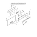 Amana AGR5725RDQ15 control panel parts diagram