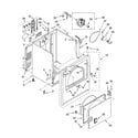 Maytag MED5830TW1 cabinet parts diagram