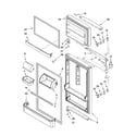 Maytag MTB1842VRW01 door parts diagram
