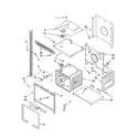 Whirlpool GBD307PRS02 upper oven parts diagram