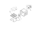 Whirlpool GBD307PRS02 internal oven parts diagram