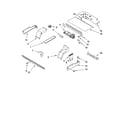Whirlpool GBD307PRS02 top venting parts, optional parts (not included) diagram