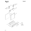 Whirlpool GU3600XTSQ2 door and panel parts diagram
