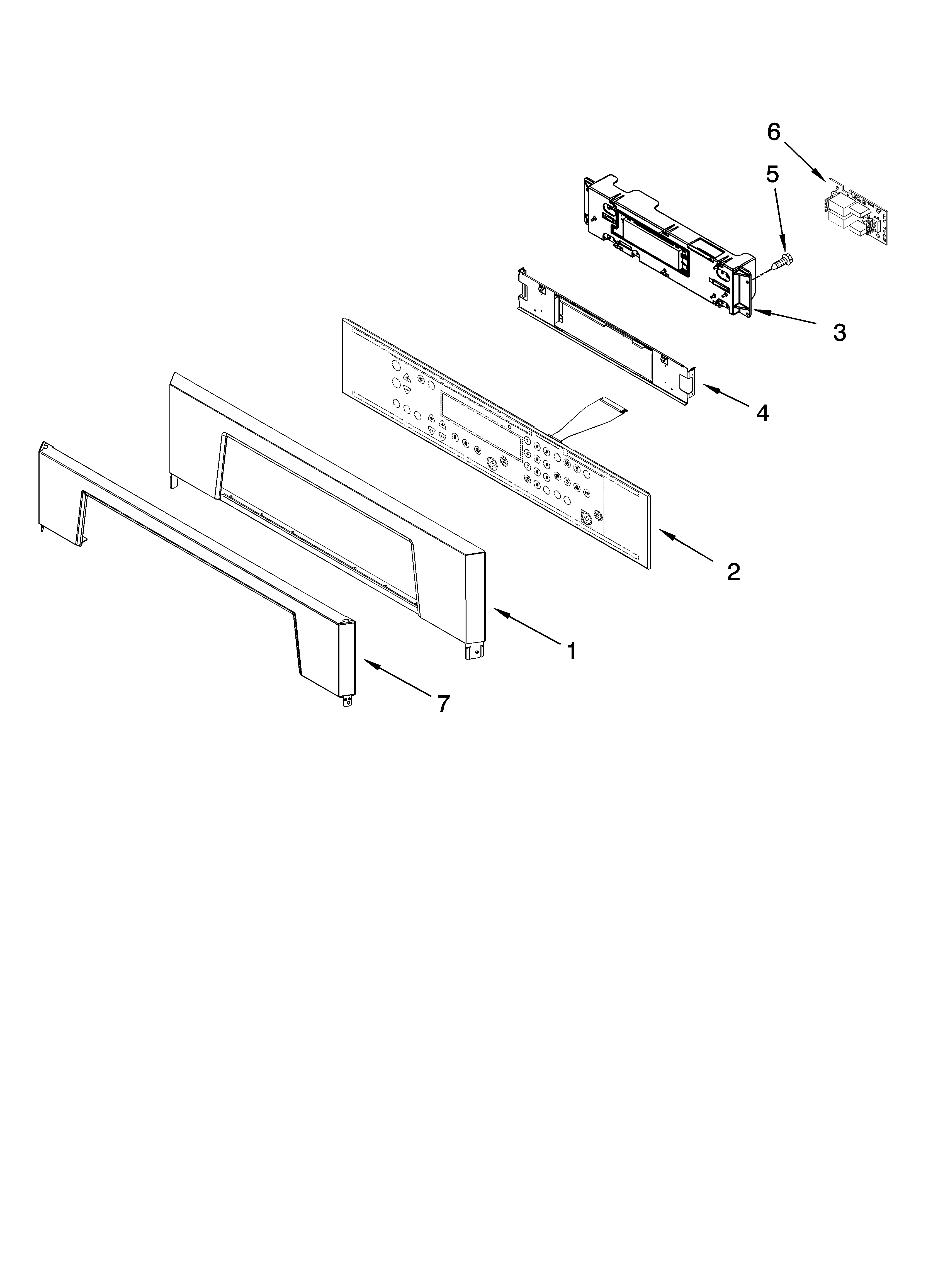 Whirlpool RBD275PRS01 control panel parts diagram