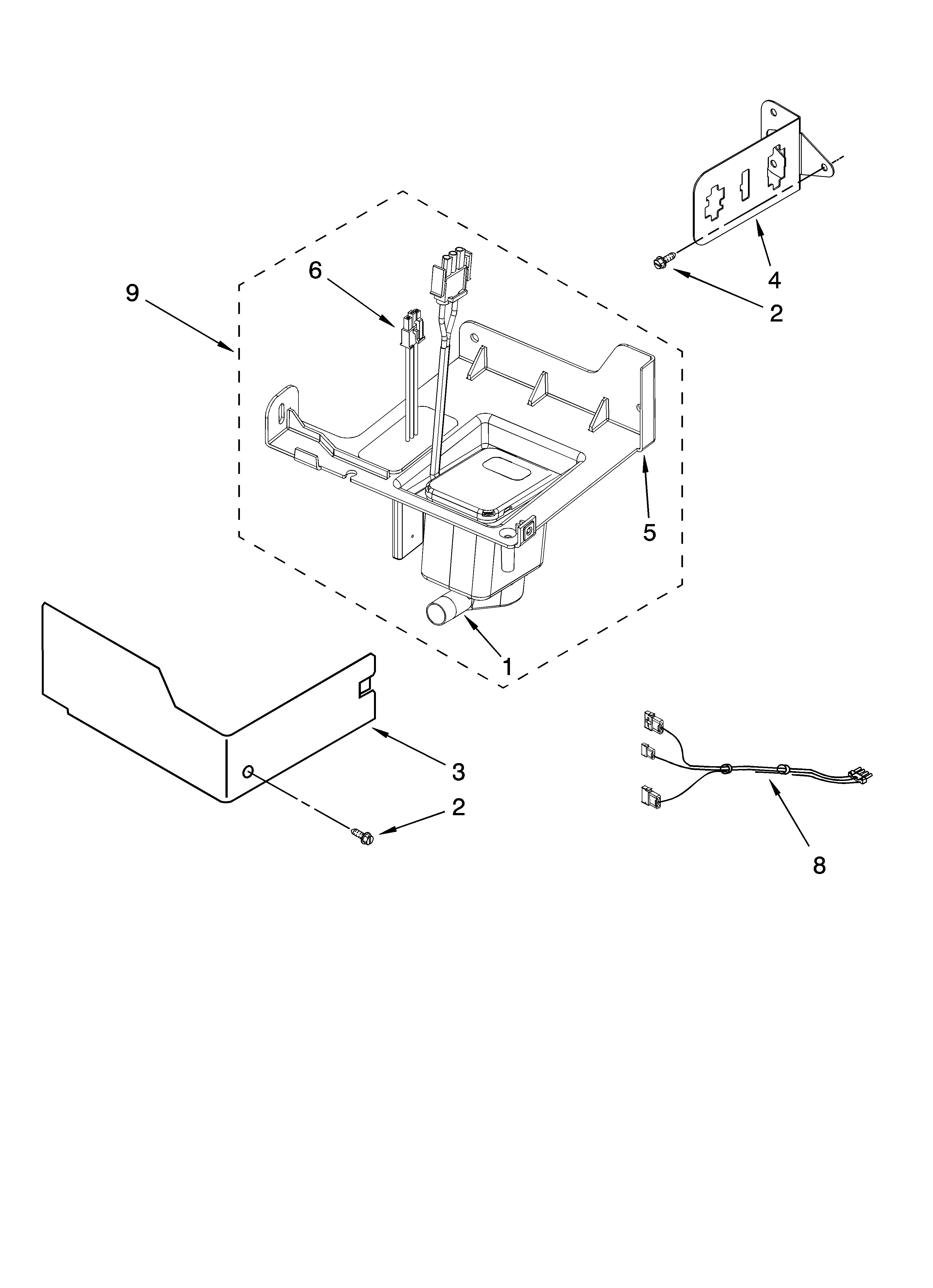 Whirlpool GI15NFRTB1 pump parts diagram
