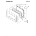 KitchenAid KCMS2055SSS1 door parts diagram