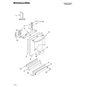 KitchenAid KUDM03FTSS1 door and panel parts diagram
