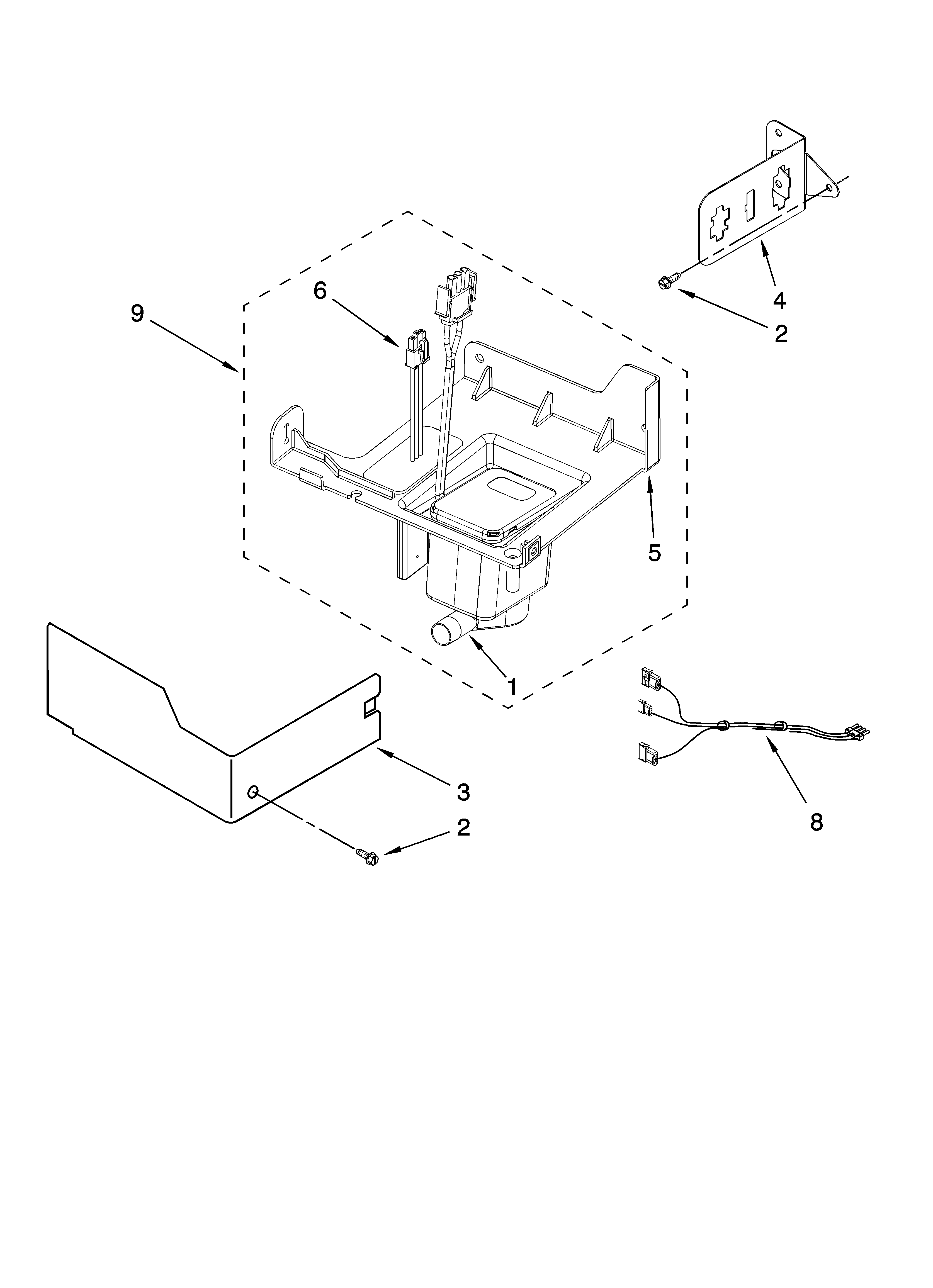KitchenAid KUIC15PRTS1 pump parts diagram