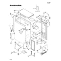 KitchenAid KUIS15NRTS1 cabinet liner and door parts diagram