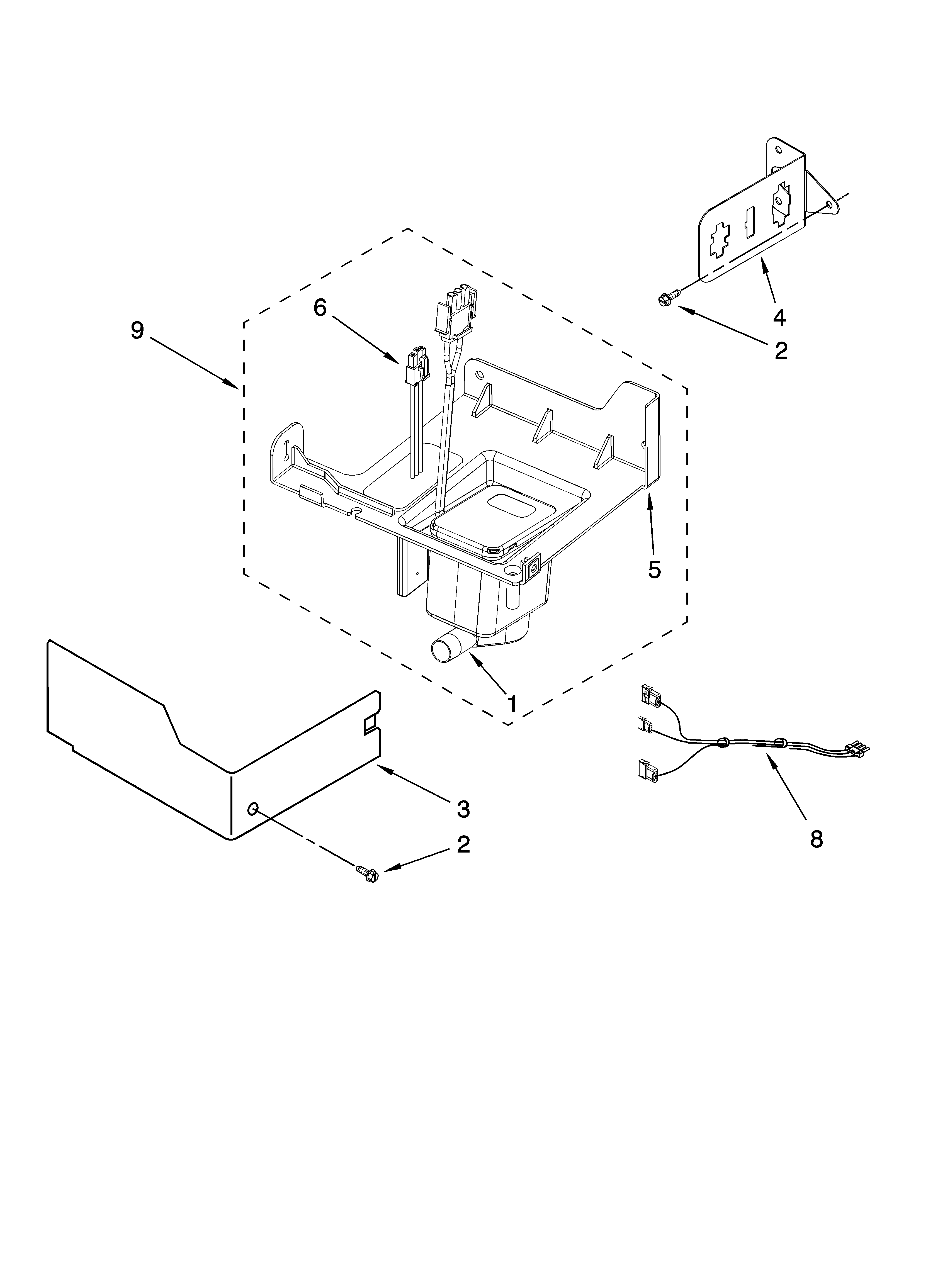 KitchenAid KUIS15NRTB1 pump parts diagram
