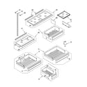 KitchenAid KBLO36FTX02 shelf parts diagram