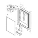 KitchenAid KBLO36FTX02 refrigerator door parts diagram