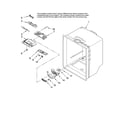Maytag MBF2256KEW11 refrigerator liner parts diagram
