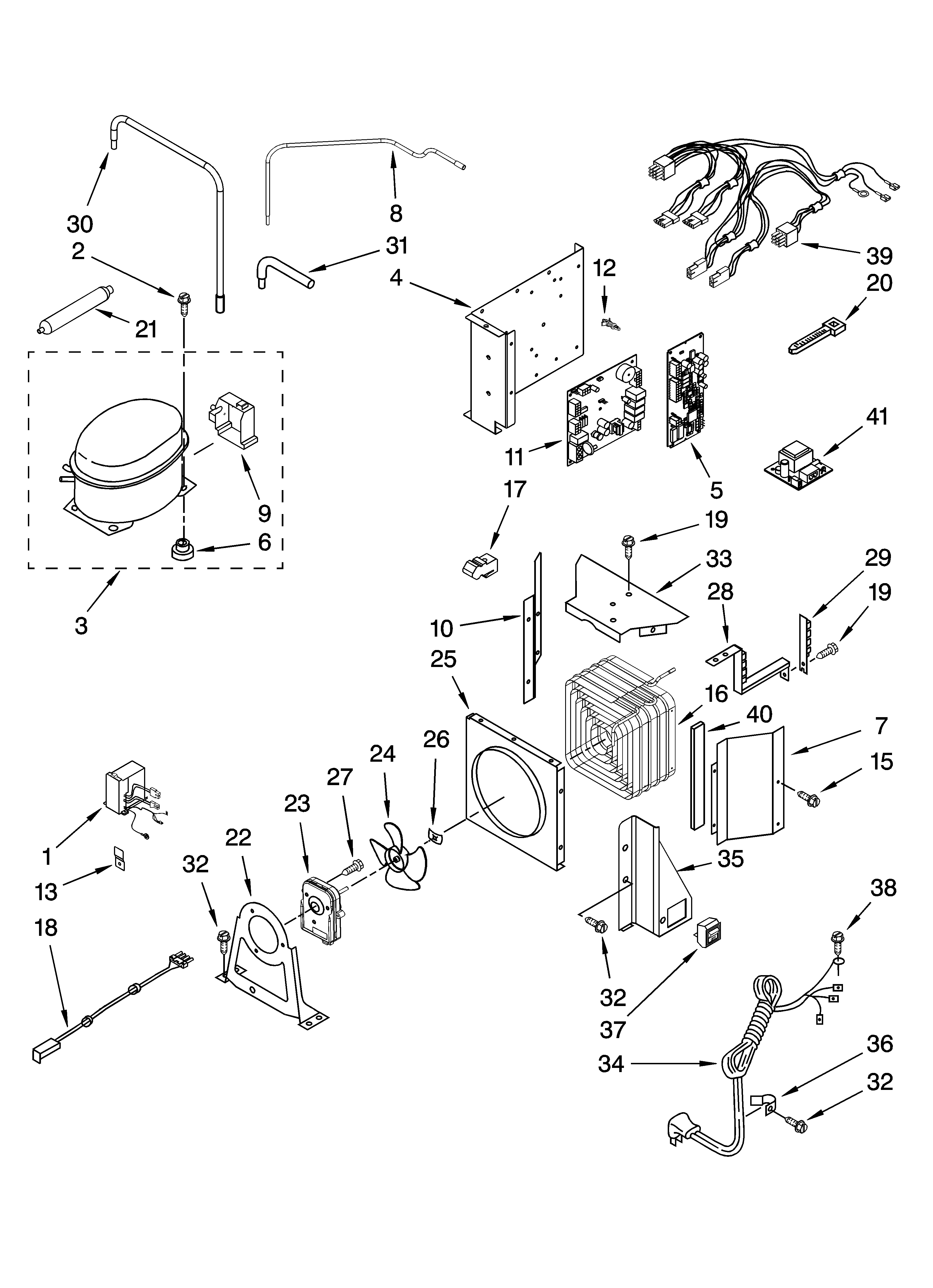 KitchenAid KSSP42QTS00 upper unit parts diagram