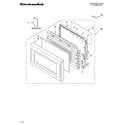 KitchenAid YKCMS1555SS0 door parts diagram