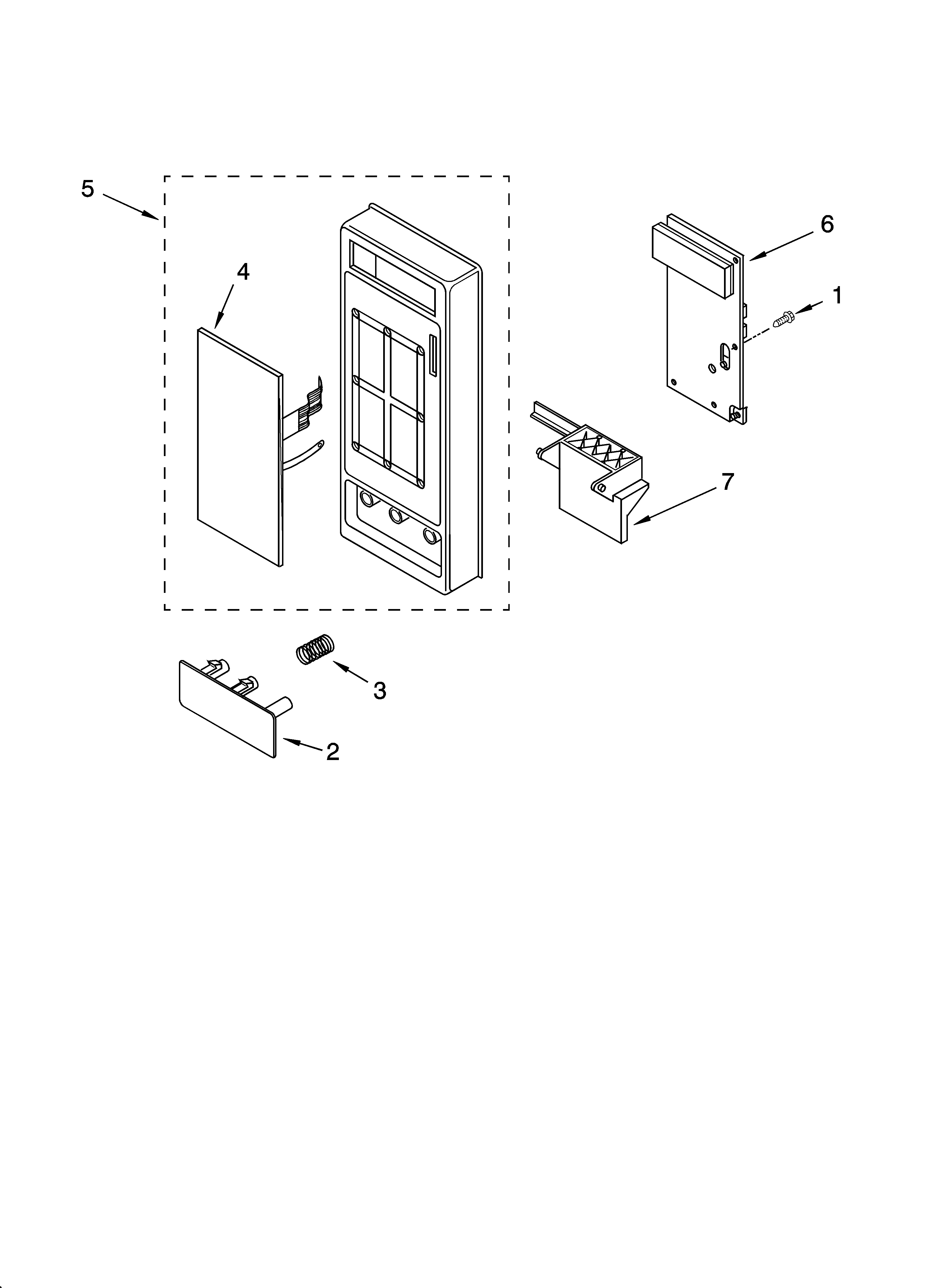 KitchenAid YKCMS1555SS0 control panel parts diagram
