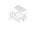 Estate TES325MQ5 drawer & broiler parts diagram