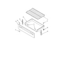 Estate TES326RD4 drawer & broiler parts diagram