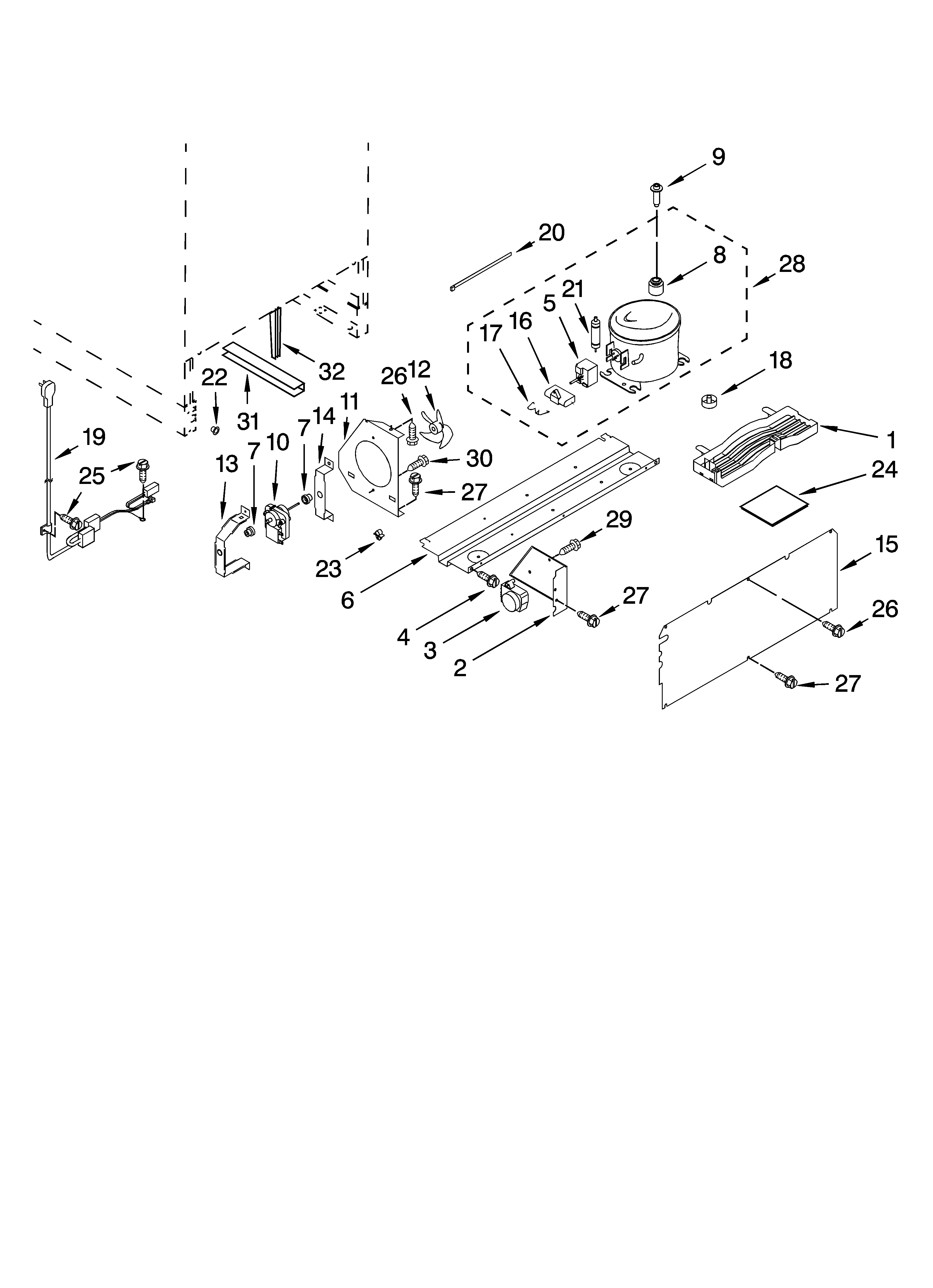 Jenn-Air JUR248LBEB00 unit parts diagram