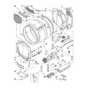 Maytag MEDZ600TW2 bulkhead parts diagram