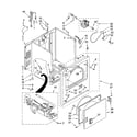Maytag MGD5721TQ0 cabinet parts diagram