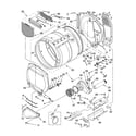 Whirlpool WED9400ST0 bulkhead parts diagram
