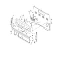 Whirlpool RF260BXSW2 control panel parts diagram
