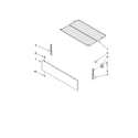 Whirlpool RF260BXSW2 drawer & broiler parts diagram