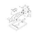 Whirlpool SCS3617RQ03 burner box, gas valves, and switches diagram