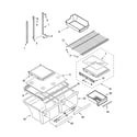 Whirlpool GR2FHMXVB00 shelf parts diagram