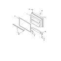 Whirlpool GR2FHMXVB00 freezer door parts, optional parts diagram