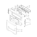 Whirlpool GS563LXSQ1 control panel parts diagram