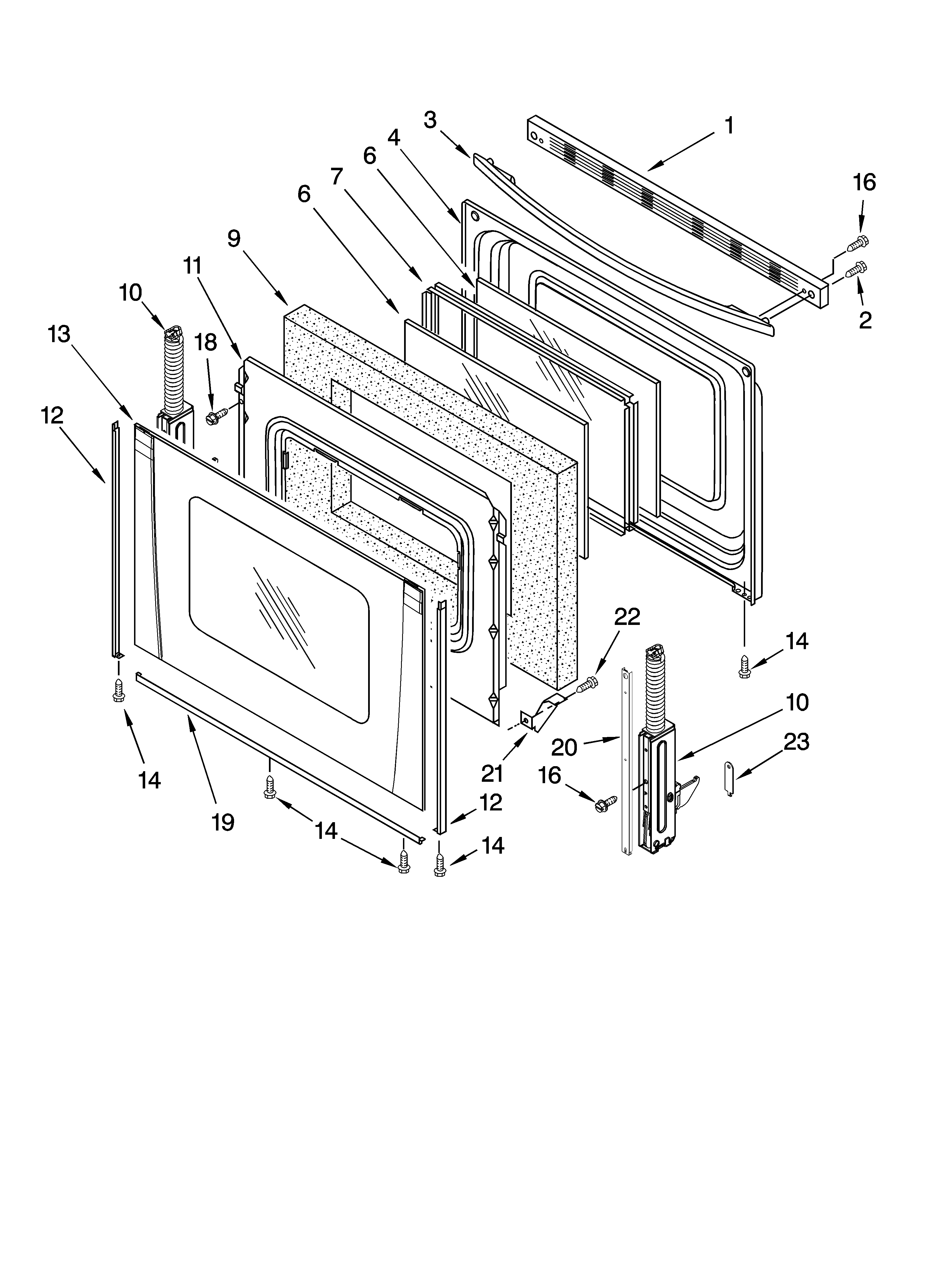 Whirlpool GS563LXSQ1 door parts, optional parts (not included) diagram