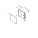 Whirlpool GB2SHTXTT11 freezer door parts diagram