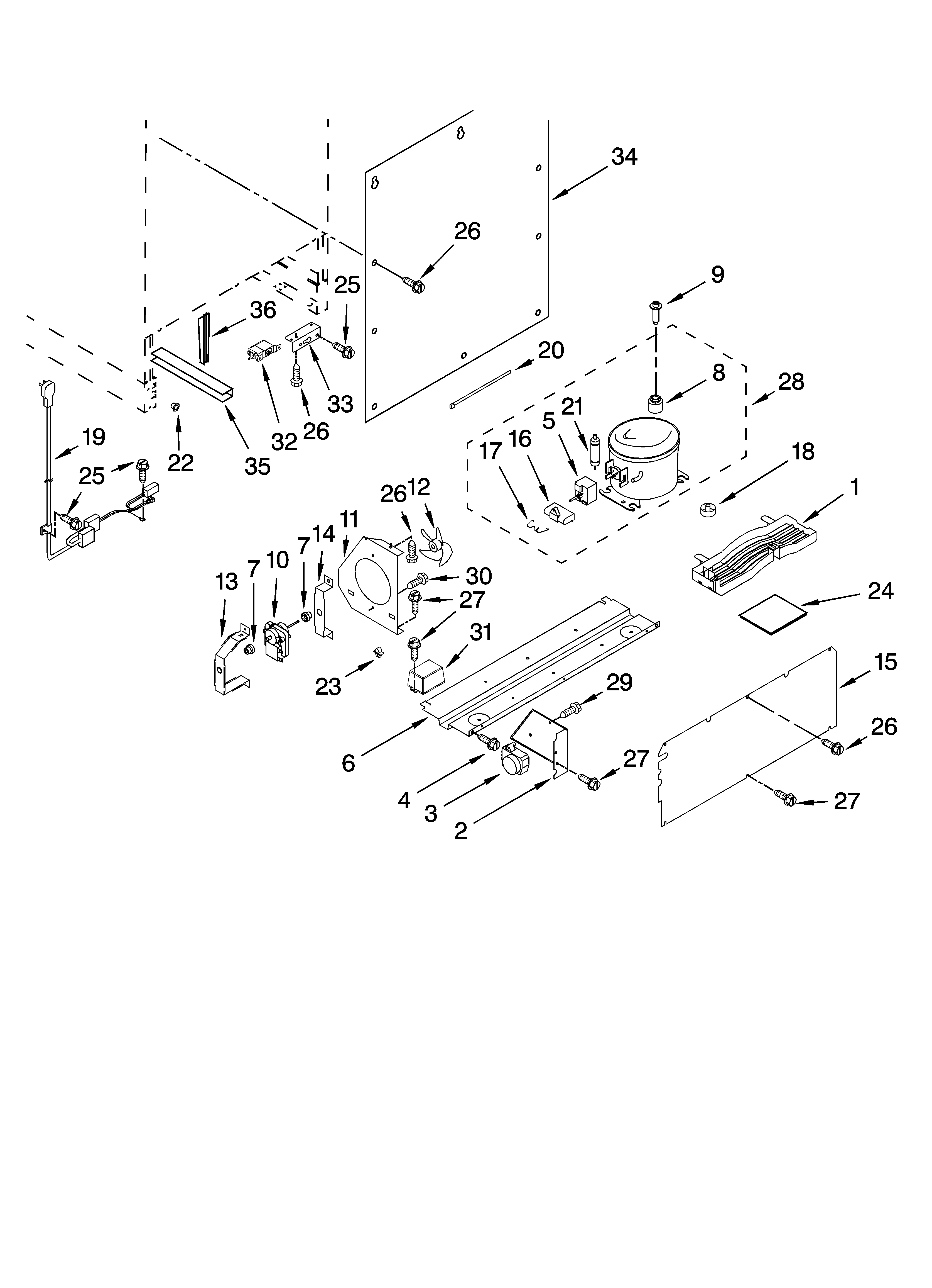 KitchenAid KUWS24RSSS01 unit parts diagram
