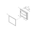 Whirlpool GB9SHDXPB12 freezer door parts diagram