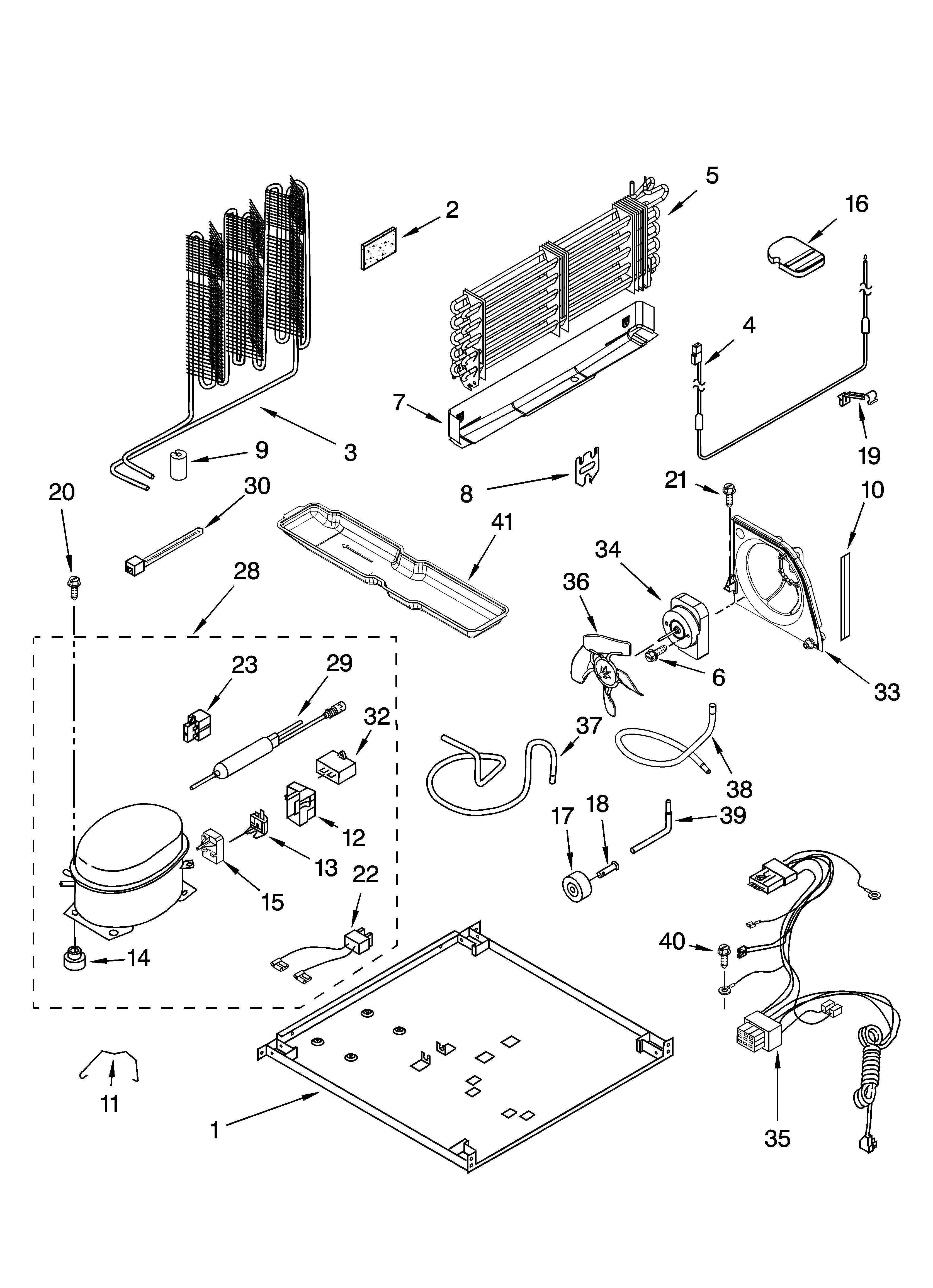 Whirlpool GR9FHMXVB00 unit parts diagram