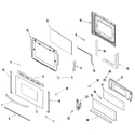 Maytag MGR4452BDS door/drawer (series 13) diagram